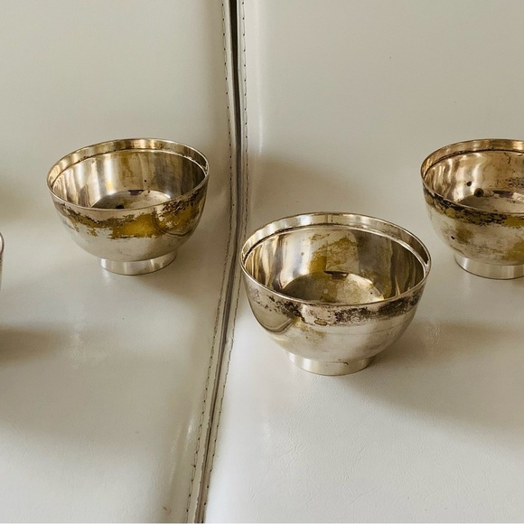 Vintage Silver-Plated Bowls Set 6 - Picture 1 of 10